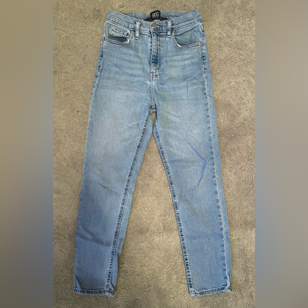 Light wash denim girlfriend jeans from urban outfitters